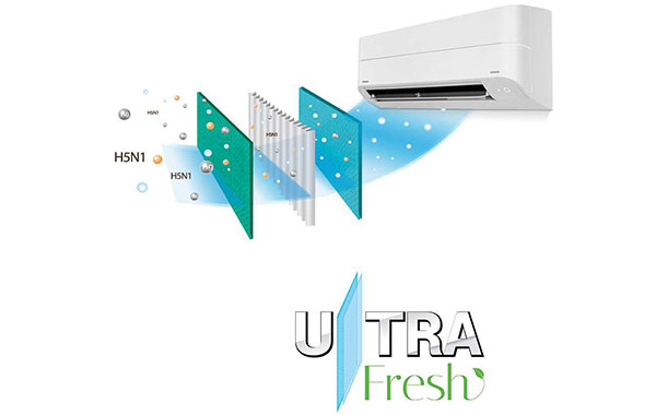 Máy lạnh Toshiba Inverter 1 HP RAS-H10Z1KCVG-V - công nghệ lọc khí Ultra Fresh